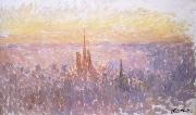 Claude Monet View of Rouen china oil painting reproduction